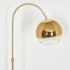 Koyoto Lampada a sfera, Lampada da terra Ottone, 1-Luce