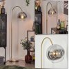 Koyoto Lampada a sfera, Lampada da terra, Lampade ad arco Ottone, 1-Luce
