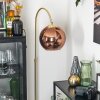 Koyoto Lampada a sfera, Lampada da terra Ottone, 1-Luce