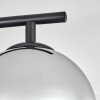 Gastor Plafoniera, Lampada a sfera Cromo, Chiaro, Grigio fumo, 4-Luci