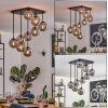 Gastor Plafoniera, Lampada a sfera Grigio fumo, 9-Luci