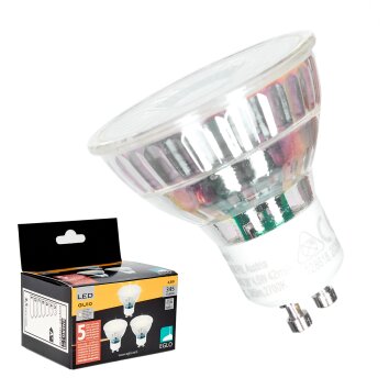 GU10 LED 4.5 Watt Bianco caldo 345 Lumen