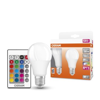 OSRAM LED Retrofit Set di 2 E27 9,4 Watt 2700 Kelvin 806 Lumen