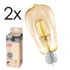 E27 LED 4 Watt Bianco caldo 220 Lumen