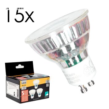 GU10 LED 4.5 Watt Bianco caldo 345 Lumen