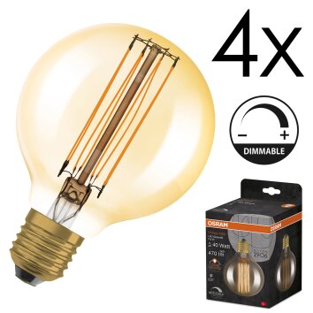 E27 LED 5.8 Watt Bianco caldo dimmerabile 470 Lumen