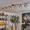 Gastor Plafoniera, Lampada a sfera Cromo, Chiaro, Grigio fumo, 6-Luci