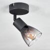 Medelim Plafoniera, Faretto da soffitto Nero, 1-Luce