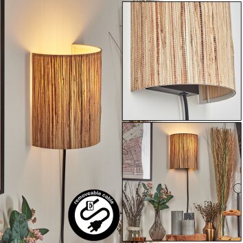 Viadores Lampade Up & Down, Applique Nero, 1-Luce