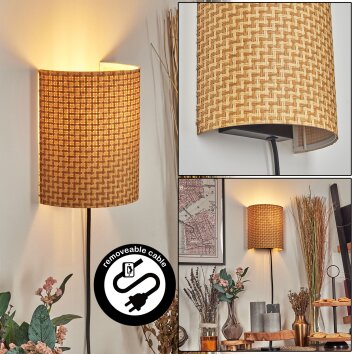 Viadores Lampade Up & Down, Applique Nero, 1-Luce