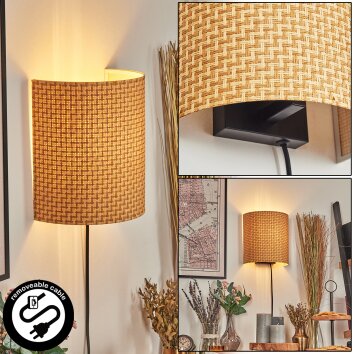 Viadores Lampade Up & Down, Applique Nero, 1-Luce