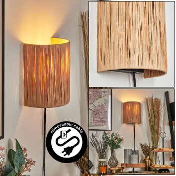 Cardeal Lampade Up & Down, Applique Nero, 1-Luce