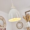 Naipa Lampadario a sospensione Bianco, 1-Luce