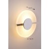 Lutec Savona Applique LED Acciaio satinato, 1-Luce