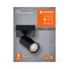 Illuminazione Ledvance Spot Plafoniera, Faretto da soffitto LED Nero, 1-Luce
