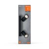Illuminazione Ledvance Spot Plafoniera, Faretto da soffitto LED Nero, 2-Luci