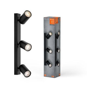 Illuminazione Ledvance Spot Plafoniera LED Nero, 3-Luci