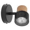 Illuminazione Ledvance Spot Plafoniera, Faretto da soffitto LED Nero, 1-Luce