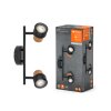 Illuminazione Ledvance Spot Plafoniera, Faretto da soffitto LED Nero, 2-Luci