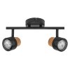 Illuminazione Ledvance Spot Plafoniera, Faretto da soffitto LED Nero, 2-Luci