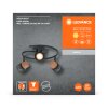 Illuminazione Ledvance Spot Plafoniera, Faretto da soffitto LED Nero, 3-Luci