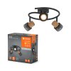 Illuminazione Ledvance Spot Plafoniera LED Nero, 3-Luci