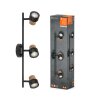 Illuminazione Ledvance Spot Plafoniera, Faretto da soffitto LED Nero, 3-Luci