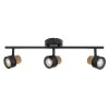Illuminazione Ledvance Spot Plafoniera, Faretto da soffitto LED Nero, 3-Luci