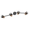 Illuminazione Ledvance Spot Plafoniera, Faretto da soffitto LED Nero, 4-Luci