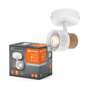 Illuminazione Ledvance Spot Plafoniera LED Bianco, 1-Luce