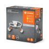 Illuminazione Ledvance Spot Plafoniera, Faretto da soffitto LED Bianco, 3-Luci