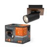 Illuminazione Ledvance Spot Plafoniera LED Aspetto del legno, Nero, 1-Luce