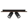 Illuminazione Ledvance Spot Plafoniera LED Aspetto del legno, Nero, 2-Luci