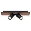 Illuminazione Ledvance Spot Plafoniera LED Aspetto del legno, Nero, 2-Luci