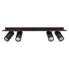 Illuminazione Ledvance Spot Plafoniera LED Aspetto del legno, Nero, 4-Luci