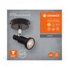 Illuminazione Ledvance Spot Plafoniera, Faretto da soffitto LED Nero, 1-Luce