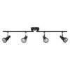 Illuminazione Ledvance Spot Plafoniera, Faretto da soffitto LED Nero, 4-Luci