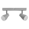 Illuminazione Ledvance Spot Plafoniera, Faretto da soffitto LED Grigio, 2-Luci