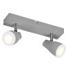 Illuminazione Ledvance Spot Plafoniera, Faretto da soffitto LED Grigio, 2-Luci