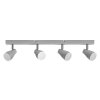 Illuminazione Ledvance Spot Plafoniera, Faretto da soffitto LED Grigio, 4-Luci