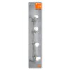 Illuminazione Ledvance Spot Plafoniera LED Grigio, 4-Luci