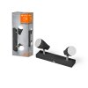 Illuminazione Ledvance Spot Plafoniera, Faretto da soffitto LED Nero, 2-Luci