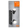 Illuminazione Ledvance Spot Plafoniera, Faretto da soffitto LED Nero, 2-Luci