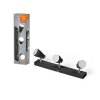 Illuminazione Ledvance Spot Plafoniera, Faretto da soffitto LED Nero, 3-Luci