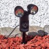 Plingshult Illuminazione esterna, Lampada a picchetto, Illuminazione viale LED Nero, 2-Luci