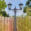 Loria Illuminazione esterna, Lampione multibraccia, Illuminazione viale Nero, 2-Luci