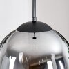 Gastor Lampadario a sospensione, Lampada a sfera Chiaro, Grigio fumo, 1-Luce