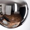 Gastor Lampadario a sospensione, Lampada a sfera Cromo, Grigio fumo, 1-Luce