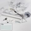 Loria Illuminazione esterna, Lampione multibraccia, Illuminazione viale Bianco, 3-Luci