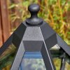 Falfosa Illuminazione esterna, Lampione multibraccia, Illuminazione viale Nero, 2-Luci